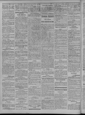 19/02/1911 - La Dépêche républicaine de Franche-Comté [Texte imprimé]