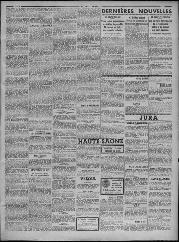 24/11/1937 - Le petit comtois [Texte imprimé] : journal républicain démocratique quotidien