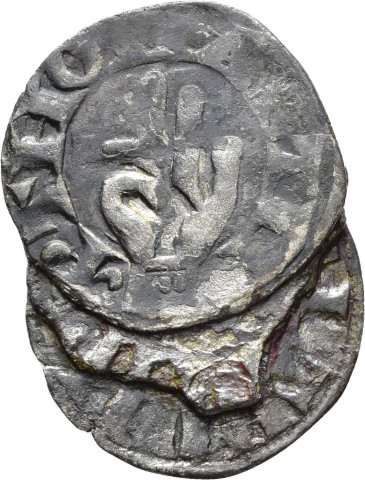 874.1.83.3 - pièce de monnaie (3) ; fragment (2) ; denier estevenant