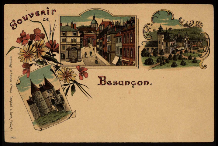 Souvenir de Besançon [image fixe] , Paris : Killinger et Favier, 1897/1903