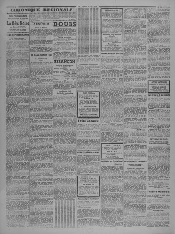 22/12/1938 - Le petit comtois [Texte imprimé] : journal républicain démocratique quotidien