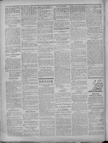 06/12/1919 - La Dépêche républicaine de Franche-Comté [Texte imprimé]