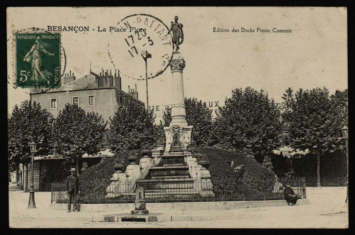 Besançon - Besançon - La Place Flore. [image fixe] , Besançon : Edition des Docks Franc-Comtois, 1904/1914