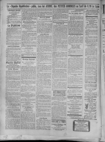 16/04/1917 - La Dépêche républicaine de Franche-Comté [Texte imprimé]