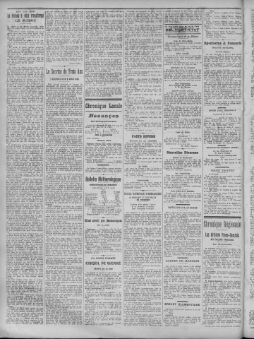 25/06/1913 - La Dépêche républicaine de Franche-Comté [Texte imprimé]