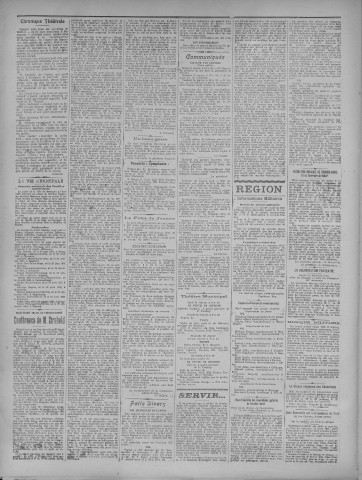 11/01/1921 - La Dépêche républicaine de Franche-Comté [Texte imprimé]