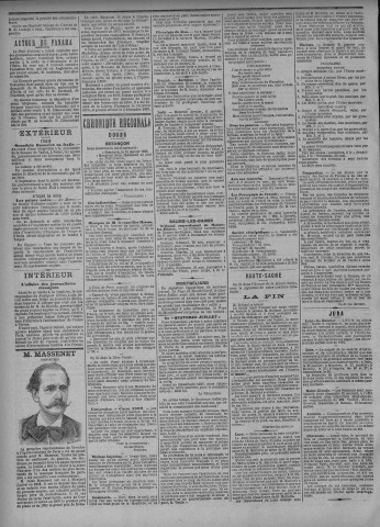 20/01/1893 - Le petit comtois [Texte imprimé] : journal républicain démocratique quotidien