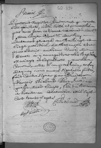 Paroisse de Velotte et de Beure : baptêmes (naissances), mariages, sépultures (décès) (10 janvier 1738 - 4 février 1739)