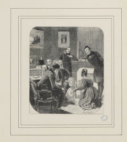 [Illustration des "Feuilles d'automne" de Hugo] [image fixe] / Morie , Paris, 1831.
