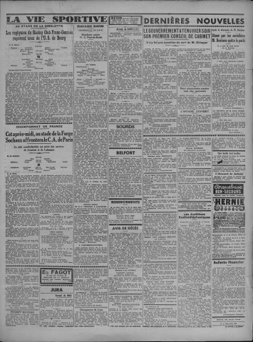 11/02/1934 - Le petit comtois [Texte imprimé] : journal républicain démocratique quotidien