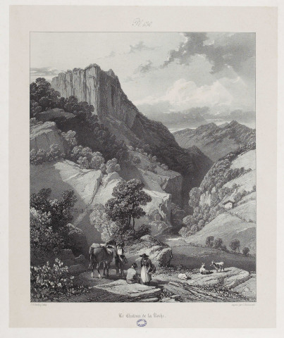 Le Château de La Roche [image fixe] / J.D. Harding lithog.  ; imprimé par C. Hullmandel : imprimé par C. Hullmandel, 1798/1850