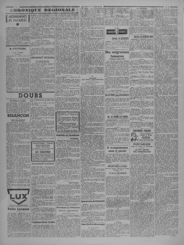 11/08/1938 - Le petit comtois [Texte imprimé] : journal républicain démocratique quotidien