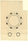 Plan d'un édifice circulaire [Dessin] , [S.l.] : [s.n.], [1750-1799]