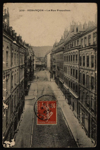 Besançon - La Rue Proudhon [image fixe]