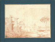 48 - Vue du Teatro dell'acqua de la villa Mondragone , [Rome], [1761]