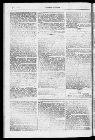 07/04/1851 - L'Union franc-comtoise [Texte imprimé]