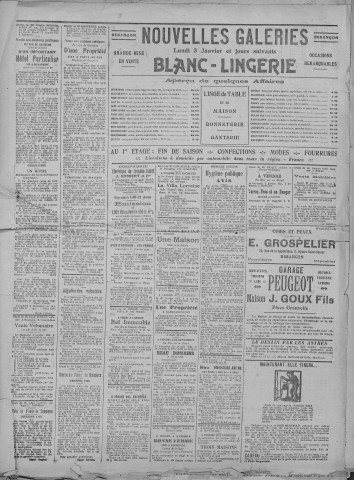 01/01/1921 - La Dépêche républicaine de Franche-Comté [Texte imprimé]