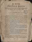 20/03/1808 - Feuille d'avis autorisée par arrêté de M. le Préfet du département du Doubs