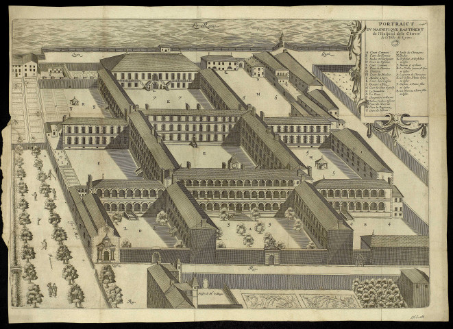 [Hôpital de la Charité à Lyon] [estampe] , [S.l.] : [s.n.], [1700-1850]