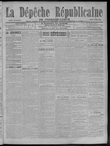 17/03/1906 - La Dépêche républicaine de Franche-Comté [Texte imprimé]