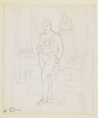 Etude pour le portrait de Napoléon dans son cabinet de travail