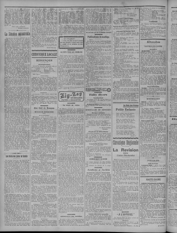 31/01/1909 - La Dépêche républicaine de Franche-Comté [Texte imprimé]