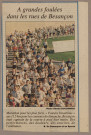 Marathon de Besançon, édition 1998 : dossier d'organisation