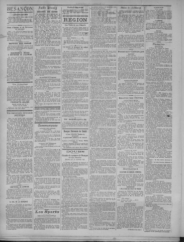 20/02/1922 - La Dépêche républicaine de Franche-Comté [Texte imprimé]