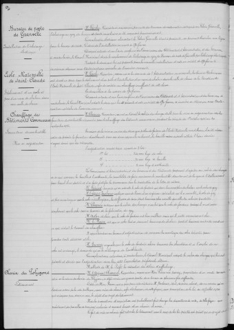 Registre des délibérations du Conseil municipal, avec table alphabétique, du 2 septembre 1925 au 5 mars 1927