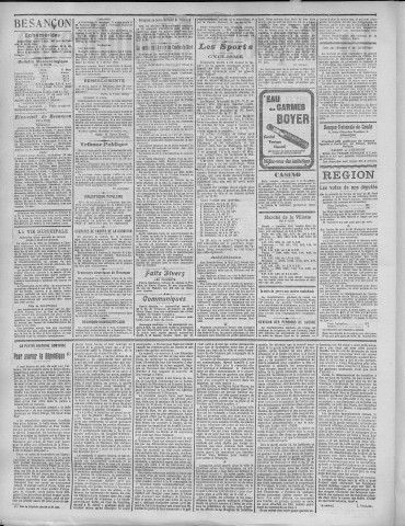 07/06/1921 - La Dépêche républicaine de Franche-Comté [Texte imprimé]