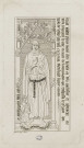 Jean Morel chanoine de Besançon / Antoine Ing.re Fecit 1400/1450