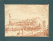 22 - Vue du château de la Magliana, près de Rome , Italie, [circa 1760]