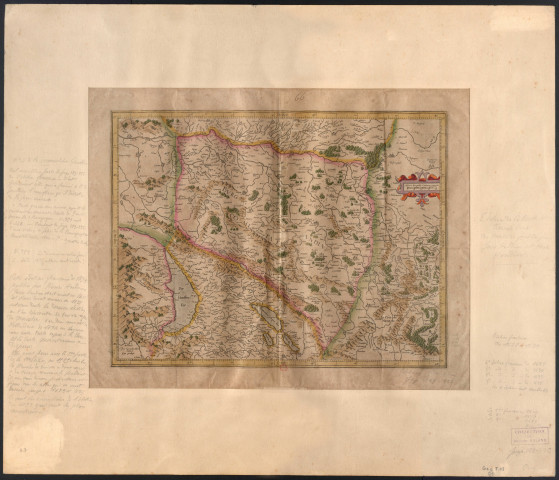 Burgundiae Comitatus. Per Gerardum Mercatorem. Cum privilegio. 4 miliaria burgundic. comitatus communia [Document cartographique] , 1628/1635
