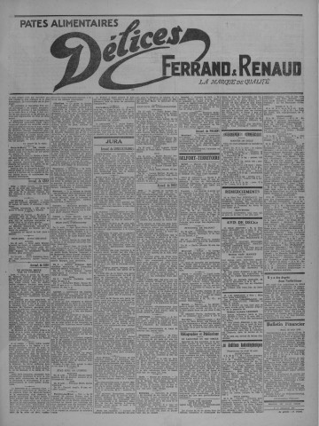 25/08/1932 - Le petit comtois [Texte imprimé] : journal républicain démocratique quotidien