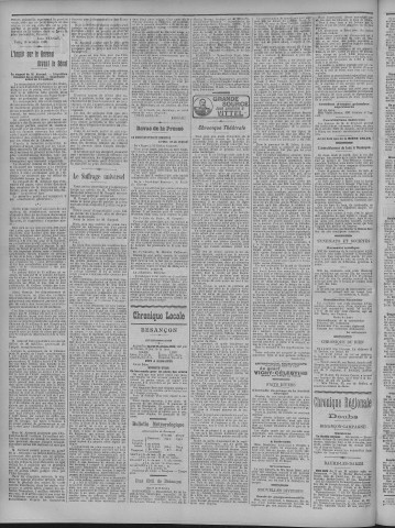 19/10/1909 - La Dépêche républicaine de Franche-Comté [Texte imprimé]