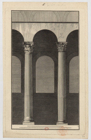 Deux colonnes, corinthienne et composite [Image fixe] , 1750/1799