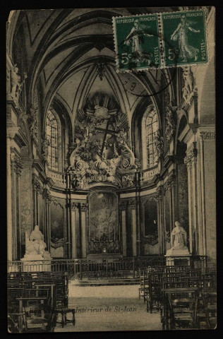 Besançon. - Intérieur de St-Jean - Abside du St-Suaire [image fixe] , Besançon, 1904/1912