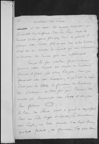 Ms Baverel 88 - Besançon au début du XIXe siècle, par l'abbé J.-P. Baverel. Notices classées par ordre alphabétique de noms de matières