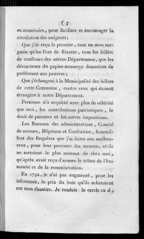 Bernard à ses concitoyens