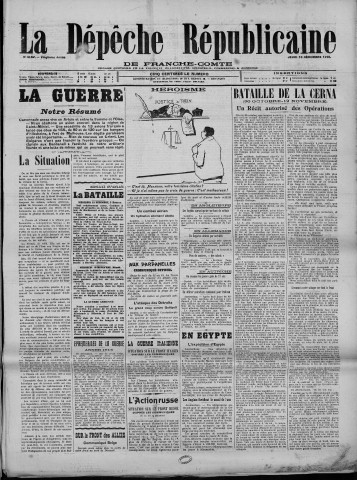 16/12/1915 - La Dépêche républicaine de Franche-Comté [Texte imprimé]
