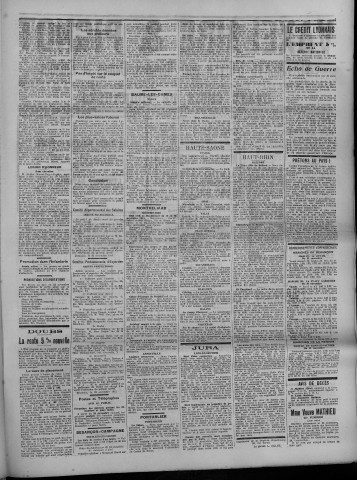 27/11/1915 - La Dépêche républicaine de Franche-Comté [Texte imprimé]