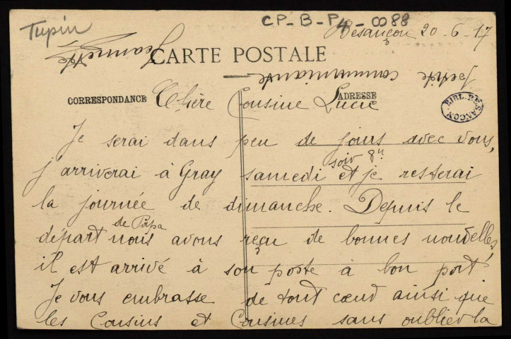 Le Quai Vauban [image fixe] , Besançon : Cliché Ch. Leroux, 1910/1917