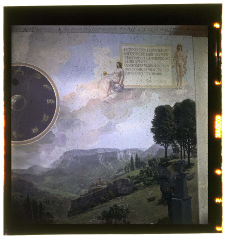 39MDT3 - Usine de Palente, fresque de Gaston Goor : négatif (couleur).