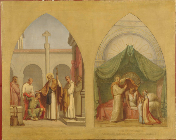 Scènes de la vie de saint Séverin de Paris et de saint Séverin d'Agaune