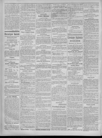 02/12/1911 - La Dépêche républicaine de Franche-Comté [Texte imprimé]