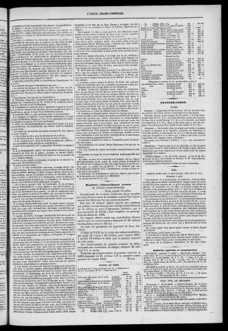 18/07/1874 - L'Union franc-comtoise [Texte imprimé]