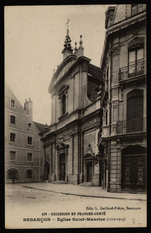 Besançon - Eglise Saint-Maurice (1712-1714) [image fixe] , Besançon : Edit. L. Gaillard-Prêtre, 1912/1920