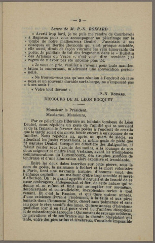 07/1928 - Bulletin / Société des amis de Léon Deubel