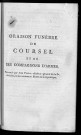 Oraison funèbre de Coursel et de ses compagnons d'armes, prononcé par Jean Viénot, adjudant général de la 6e division le 20 ventôse, 2e année de la République