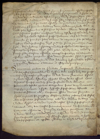 Ms 1296-8 - Testaments provenant de l'officialité de Besançon : 1640